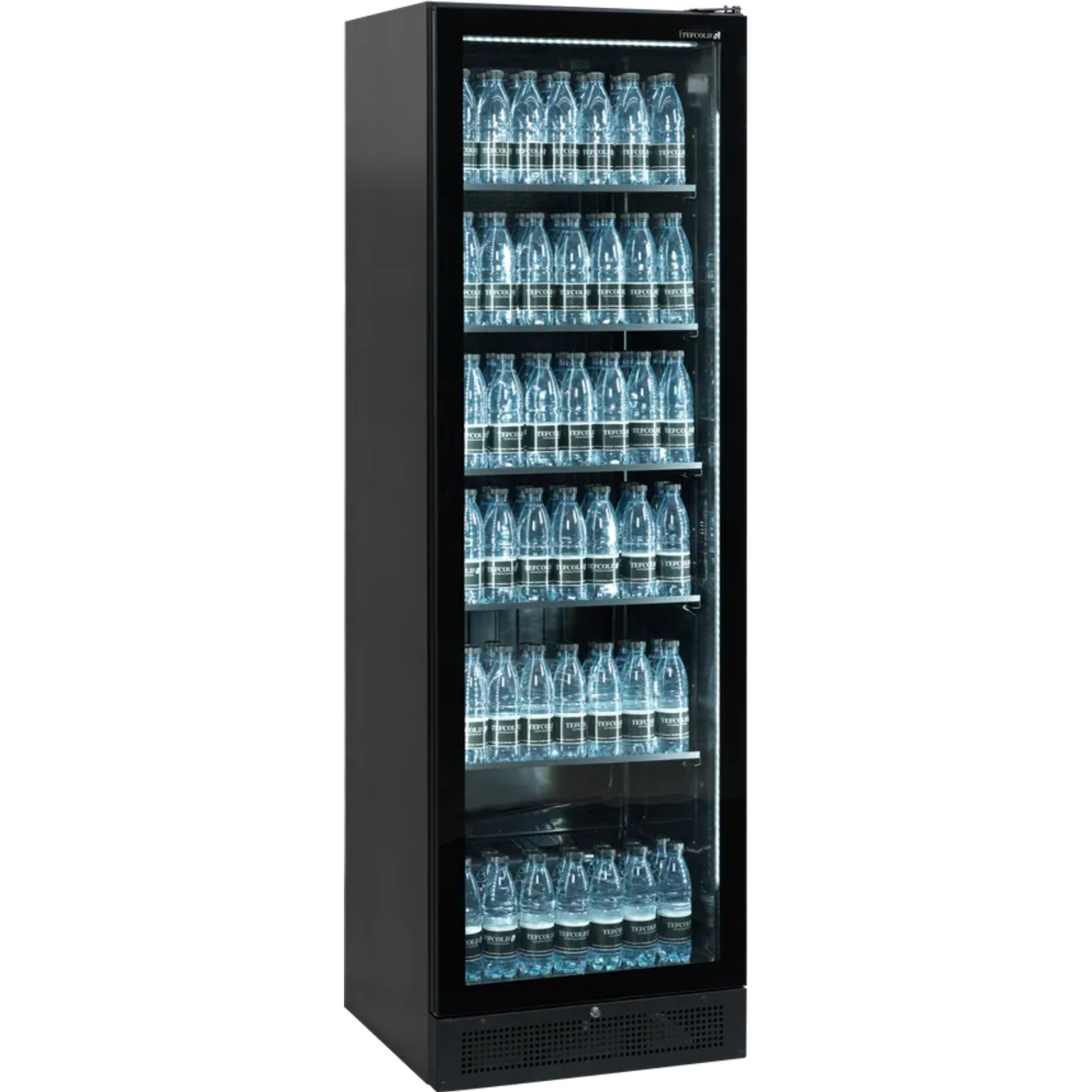 Displaykøleskab rammeløs glasdør TEFCOLD