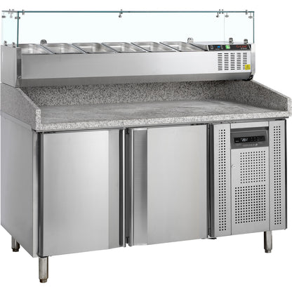 Pizzabord med køleopsats – PT1200 + GVC38-150