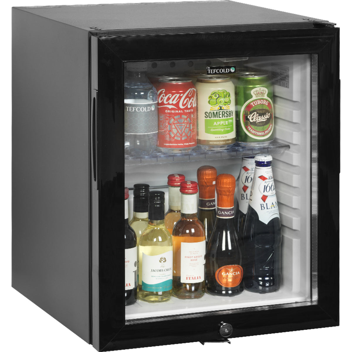 Minibar med kompressor – skummet dør eller glasdør – TEFCOLD – TM35GC