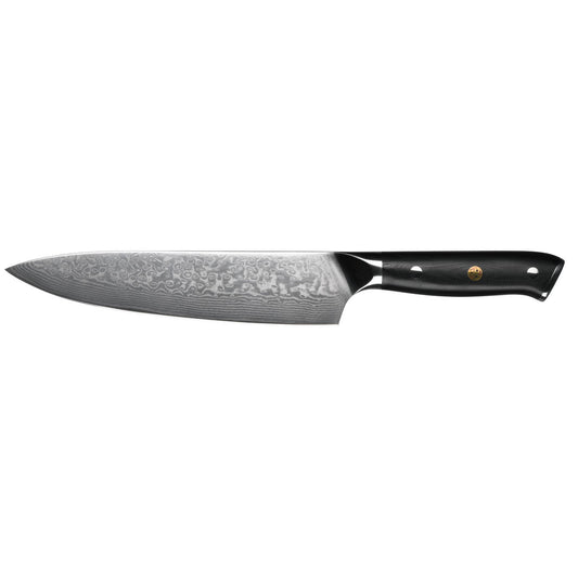 Kokkekniv 20 cm i damaskusstål fra Koniseur