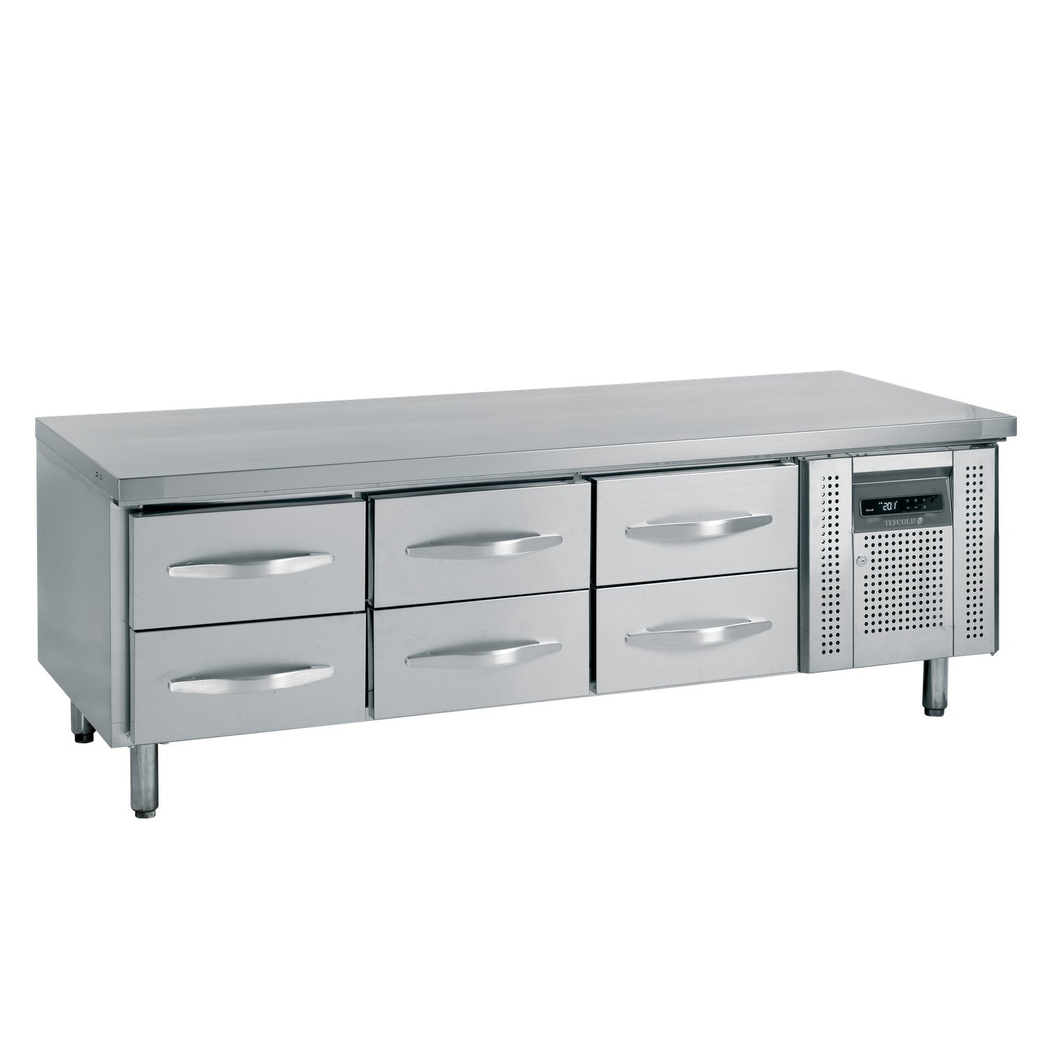 TEFCOLD UC5360 lavt kølebord 6 skuffer