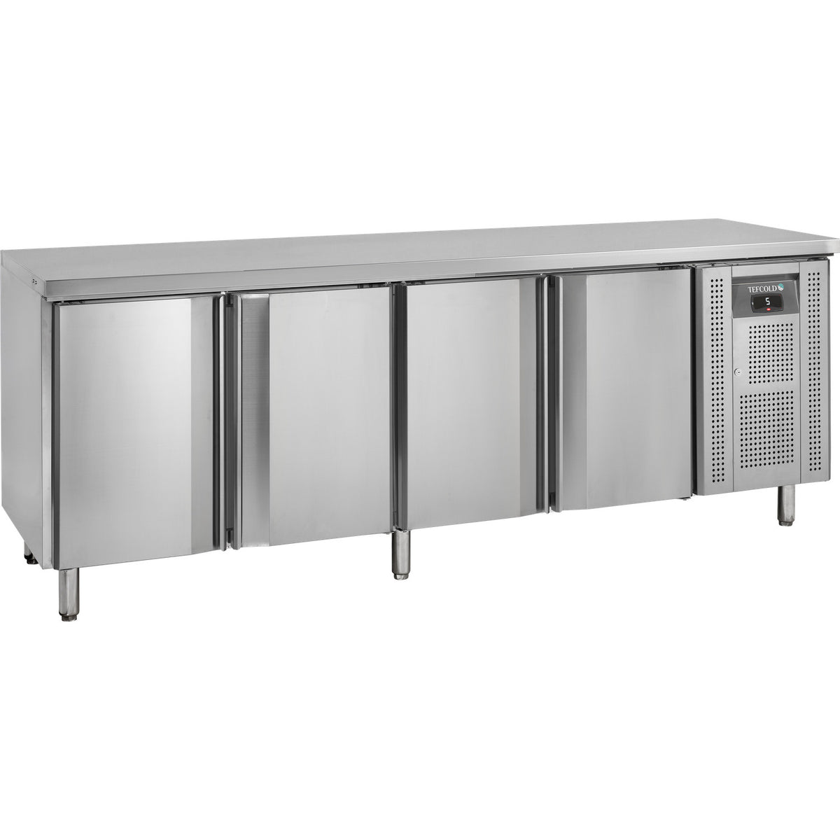 Kølebord GN1/1 energiklasse A – vælg 2, 3 eller 4 låger – TEFCOLD – CK7410X1