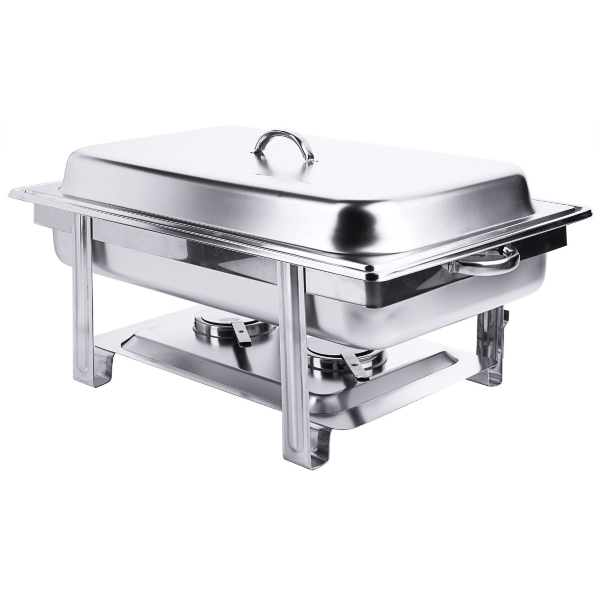 Chafing dish GN 1/1 i spejlpoleret stål med låg