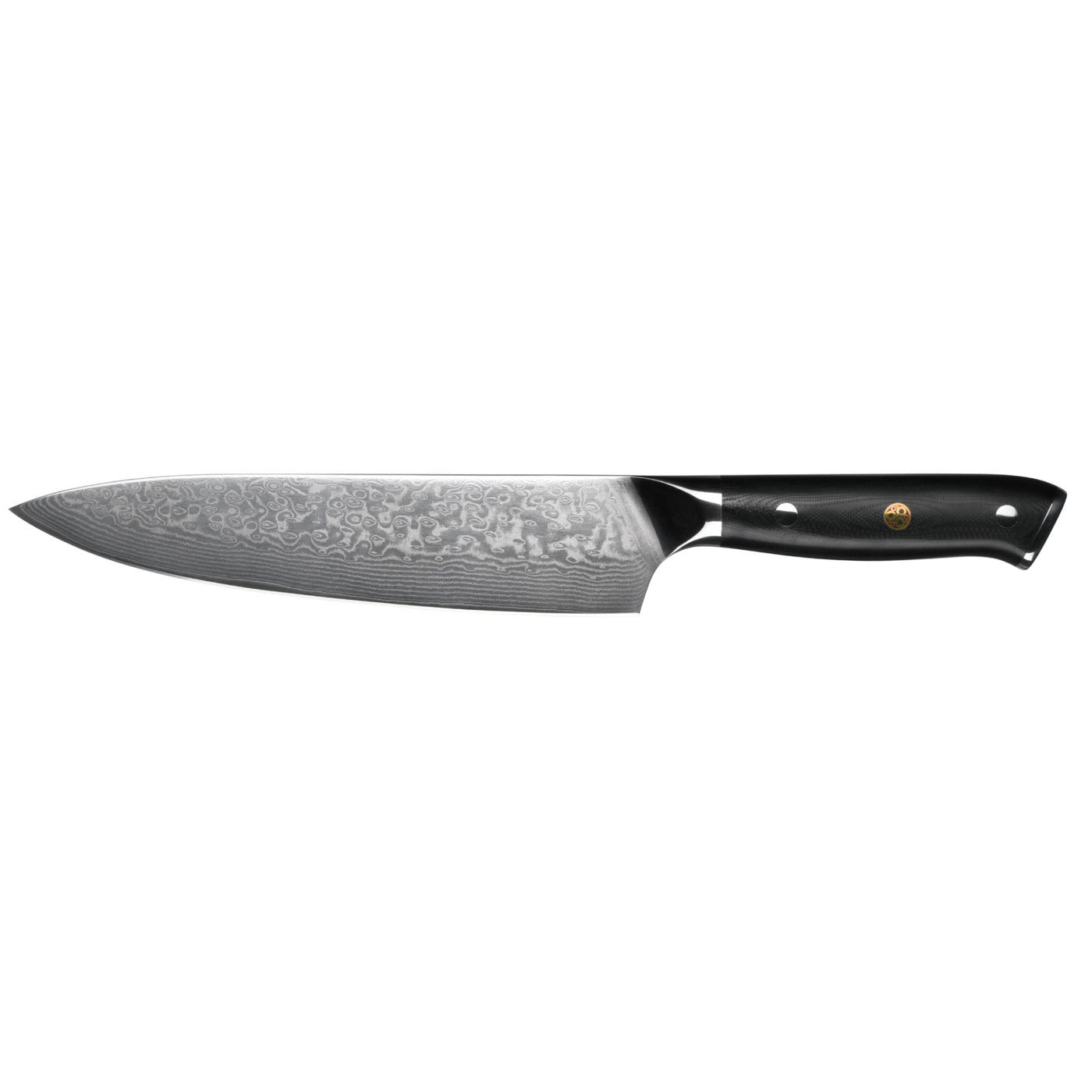 Kokkekniv 20 cm i 67 lag damaskusstål fra Koniseur