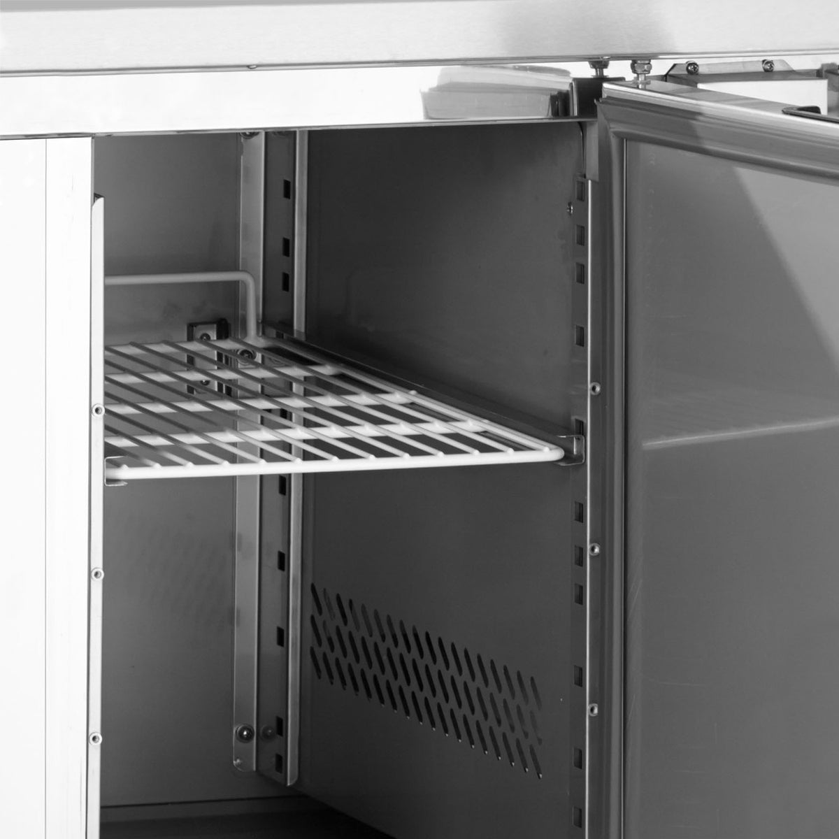 Pizzabord G-Line med granitplade – 2 eller 3 døre – TEFCOLD