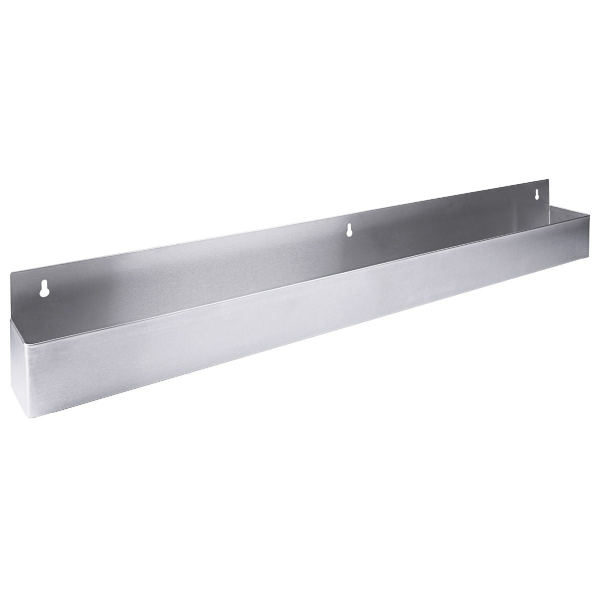 Flaskeholder til væg i stål, 107 cm