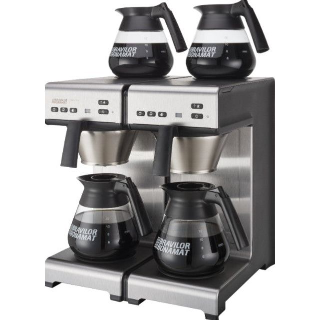 Bonamat Matic Twin kaffemaskine automatisk vandpåfyldning til hotel – Bravilor