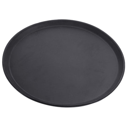 Skridsikker serveringsbakke sort fiberglas 40 cm