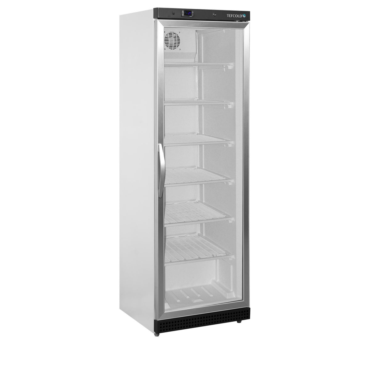 TEFCOLD UF400G displayfryser med glasdør, 400 liter