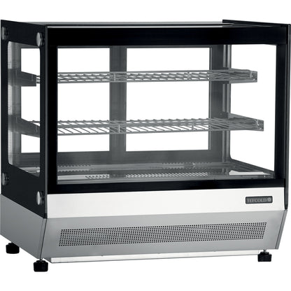 Kølemontre bordmodel – buet eller flad glastop – TEFCOLD – LCT750F/BLACK