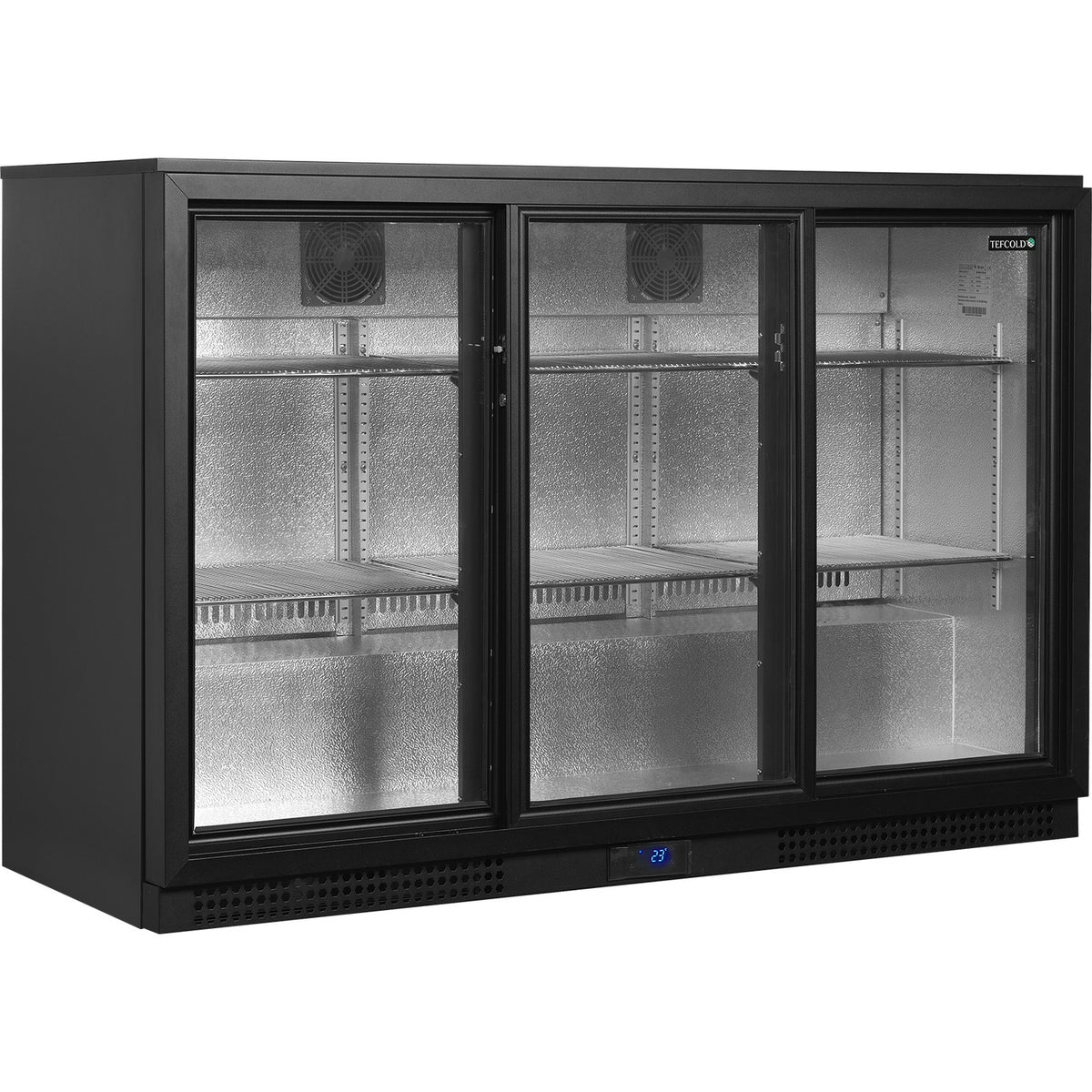 Backbar med 3 glasdøre – 135 cm – TEFCOLD – BA31S-3