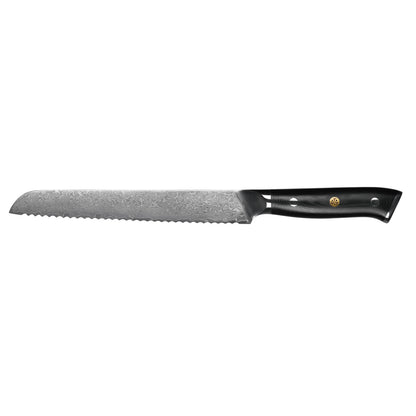 Brødkniv 20 cm i 67 lag damaskusstål fra Koniseur