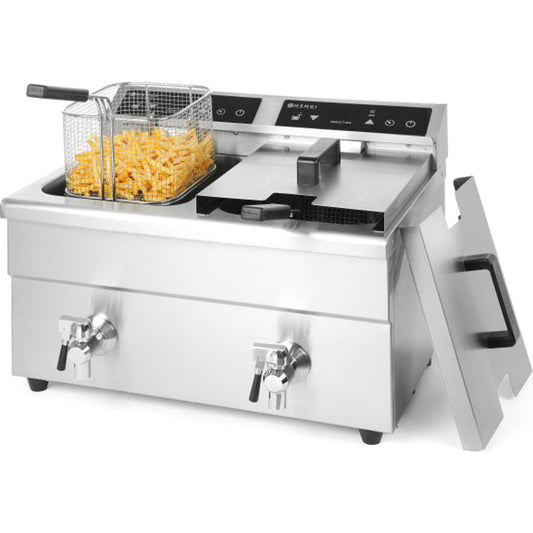 Friture dobbelt induktion Hendi