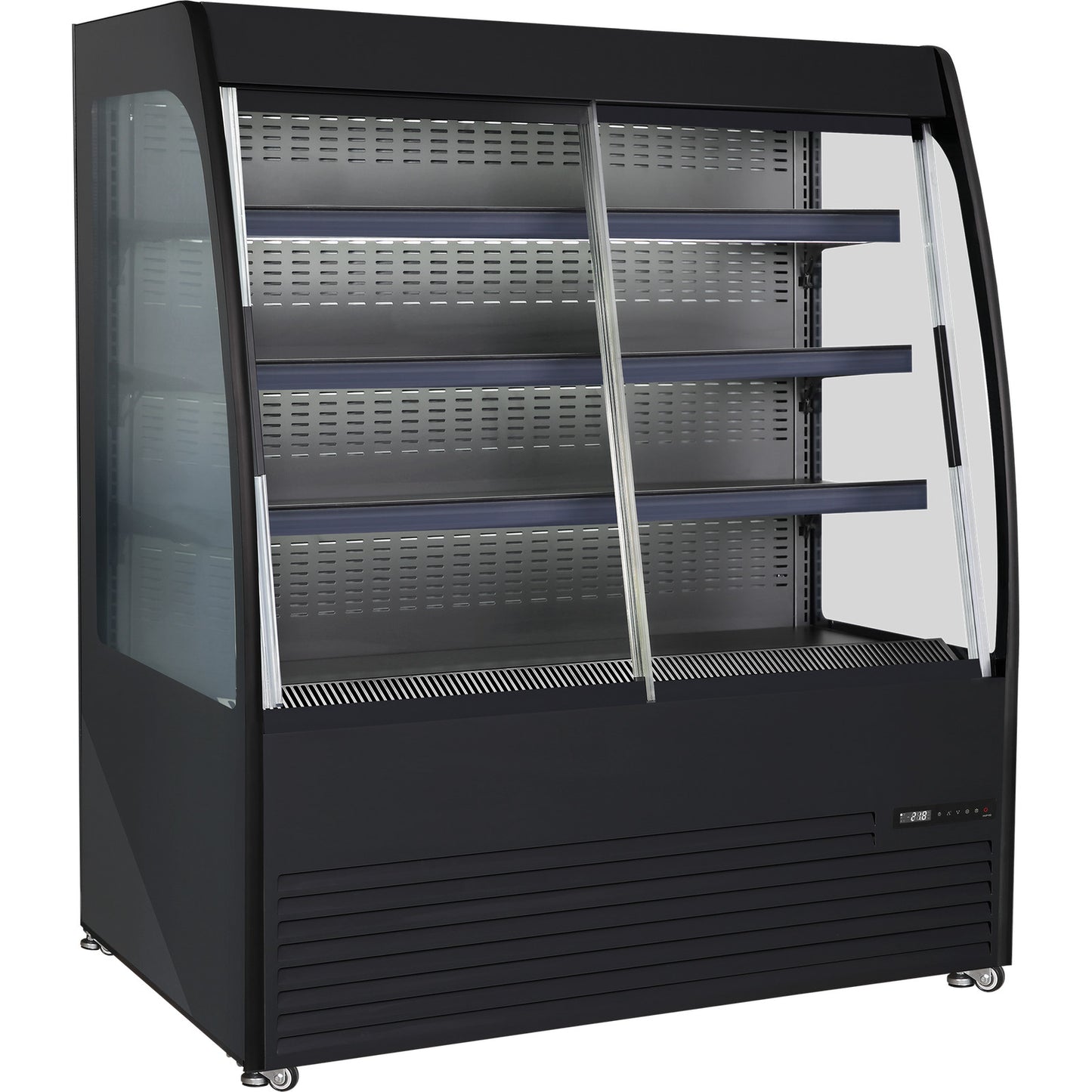 Kølemontre OFC120BG 120 cm med glasskydedøre fra Scandomestic