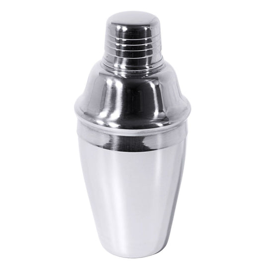 Cocktail shaker 3-delt i 18/10 stål, 0,25 L